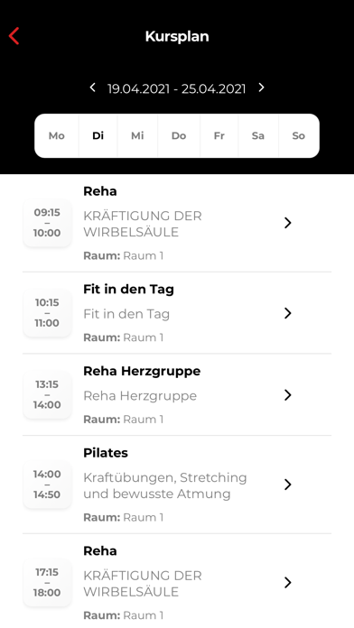 La Vita Fitness Screenshot