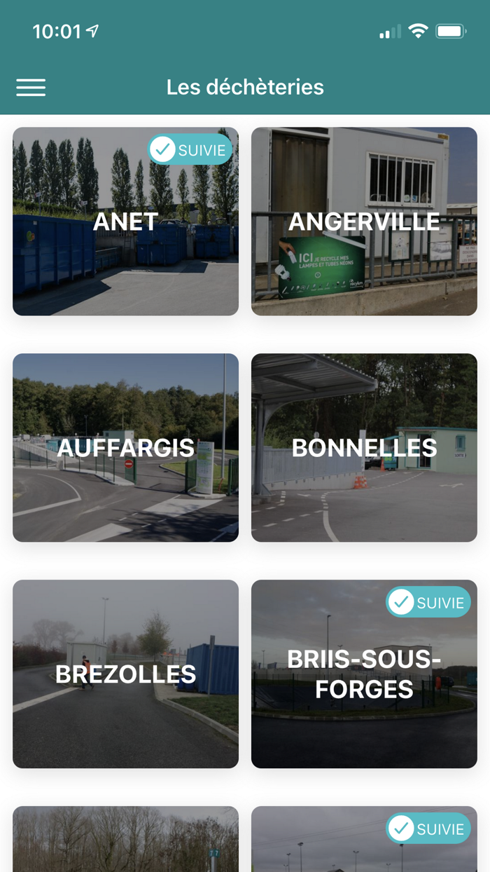Info déchèteries Sitreva