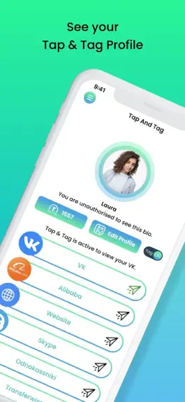 Game screenshot Tap and Tag - Digital Biz Card mod apk
