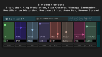 Screenshot #1 pour EG ModernFX AU3 Multi effects