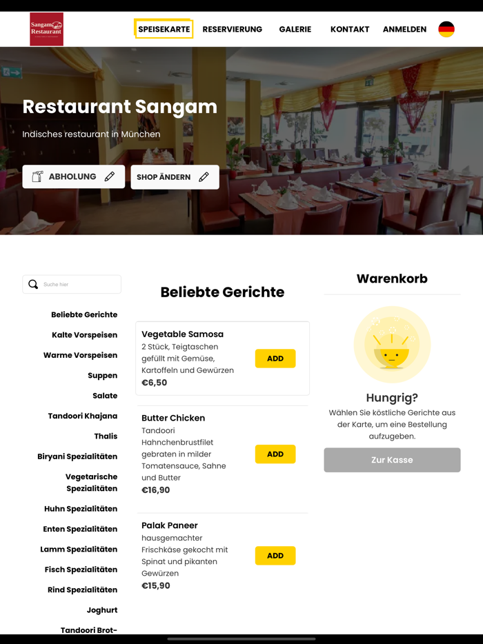 Restaurant Sangam
