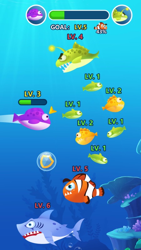 Ocean Fish Evolution screenshot 5