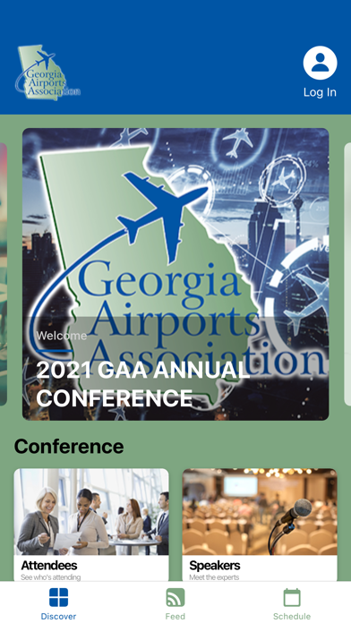GAA Conference App Screenshot