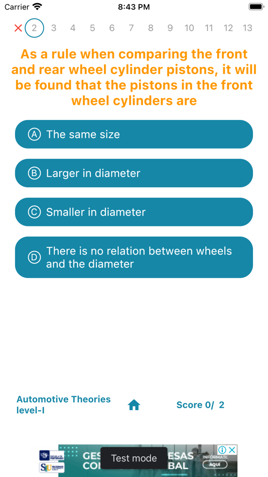 #7. Mechanic quiz game (iOS) By: E W M W W Shanka Nuwan Bandara Werapitiya