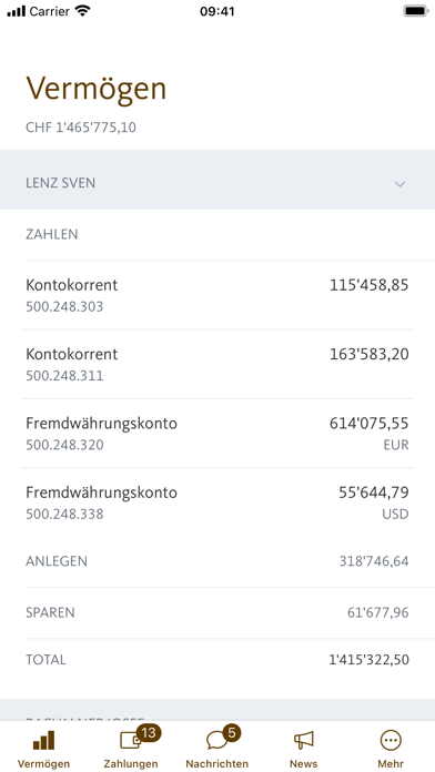 Bernerland Bank Screenshot
