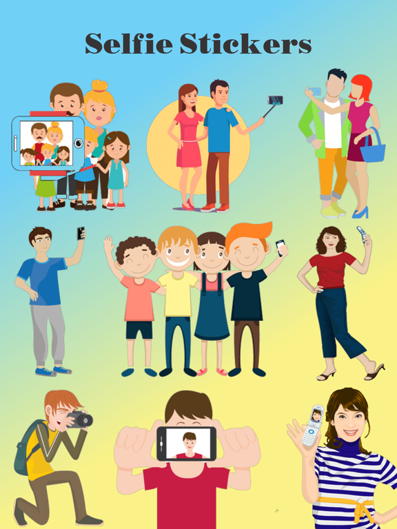 Screenshot #4 pour Selfie Lover Stickers