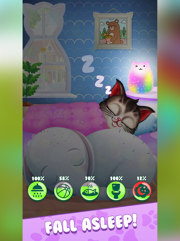 Screenshot #4 pour Mon chat pelucheux Jeu de soin