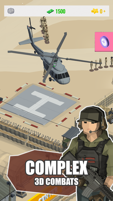 Idle Warzone 3d: Military Game Screenshot