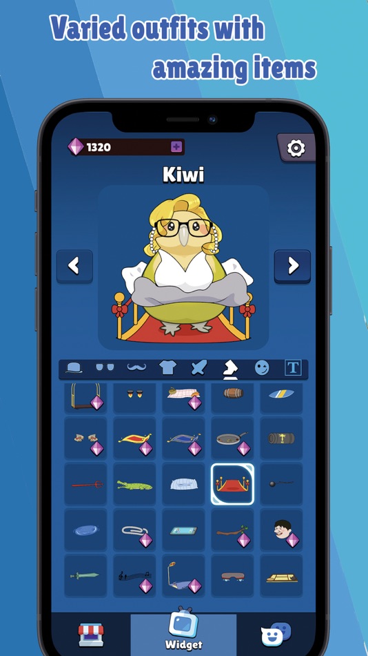#4. Widget Parrot With Friends (iOS) Podle: Yushi Yan