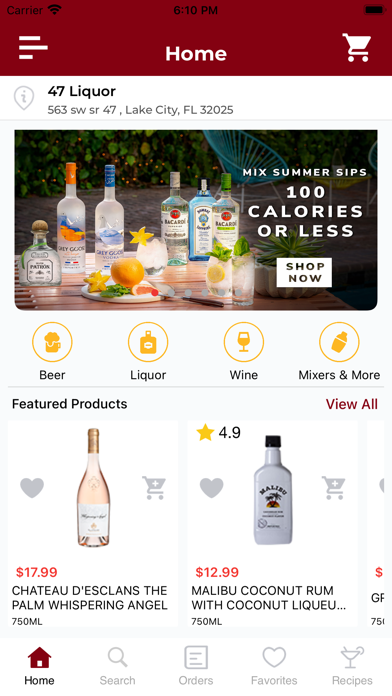 47 Liquor Screenshot