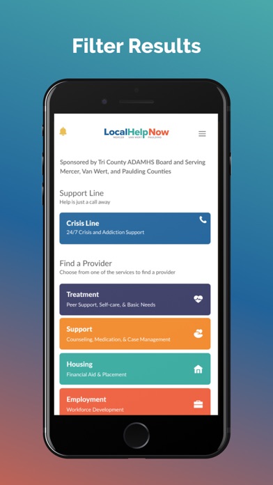 LocalHelpNow Tri County Board Screenshot