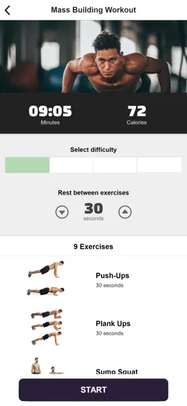 Game screenshot Muscle Growth Workout apk