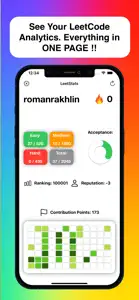 LeetStats - LeetCode Analytics screenshot #1 for iPhone