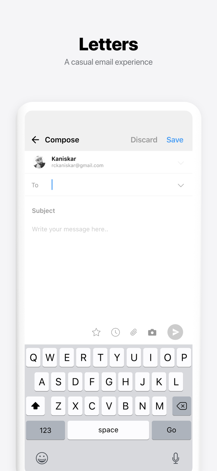 Letters - an email experience