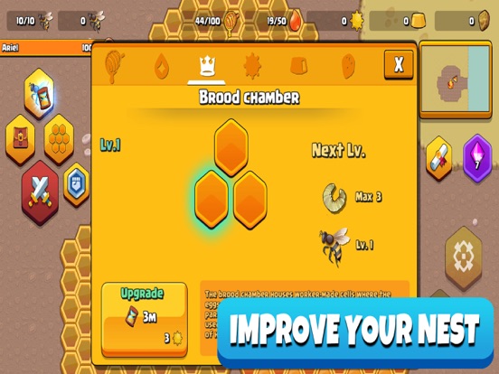 Screenshot #6 pour Pocket Bees: Colony Simulator