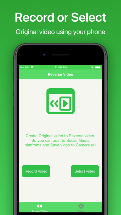 ReverseVideos Screenshot