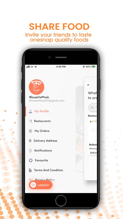 OneSnap - Food Delivery App