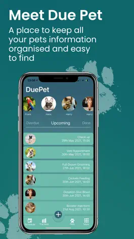 Game screenshot DuePet - Pet Care Diary mod apk