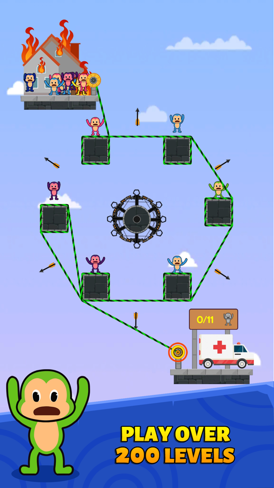 #3. Monkey Rope Puzzle (iOS) 由: Ha Hoang
