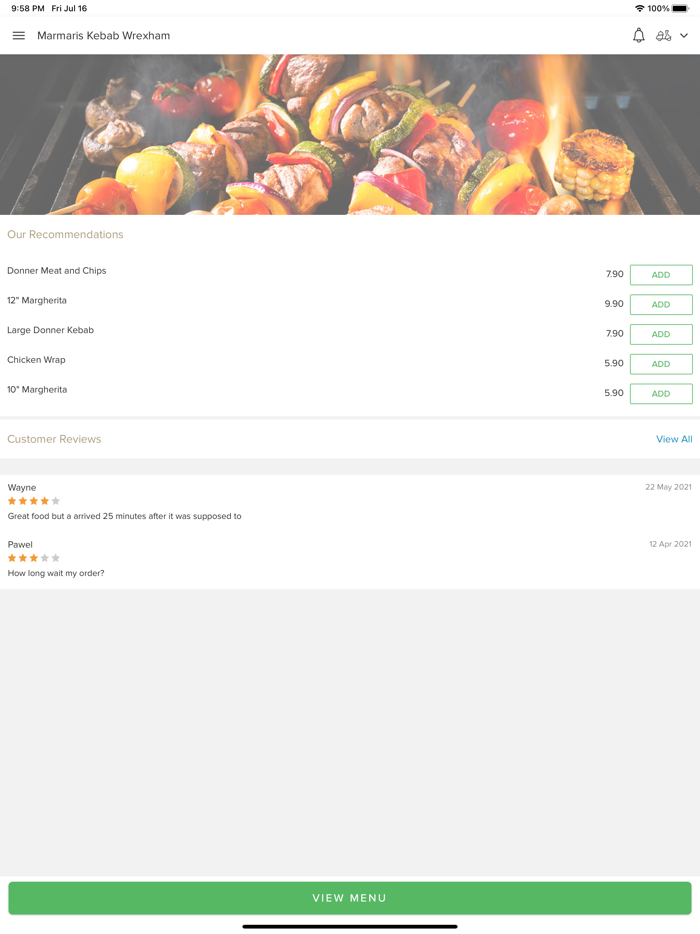 Marmaris Kebab Wrexham