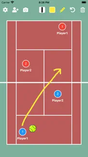 tennis tactic board iphone screenshot 2