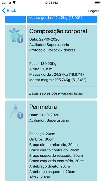 DC Fitness Screenshot