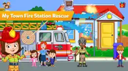 my town: firefighter games iphone screenshot 1