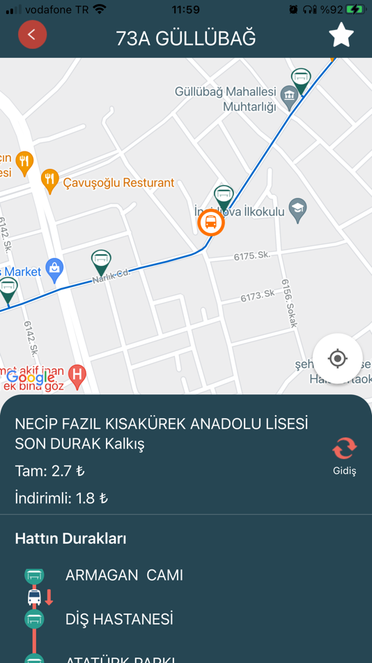 #8. Urfa Ulaşım (iOS) 由: Şanlı Urfa Büyük Şehir Belediyesi