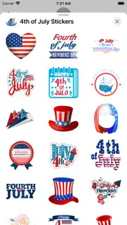 happy 4th of july stickers!!! iphone screenshot 4