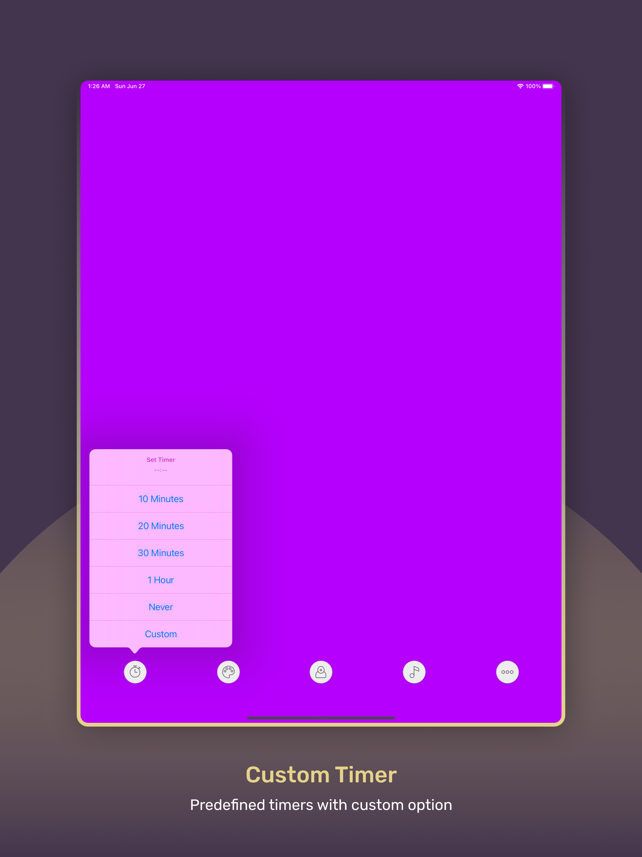 Screen Light Table Lamp Screenshot