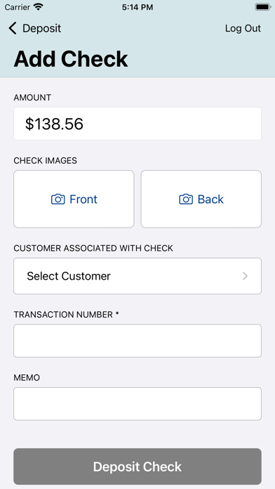 FBK Remote Deposit Mobile Screenshot