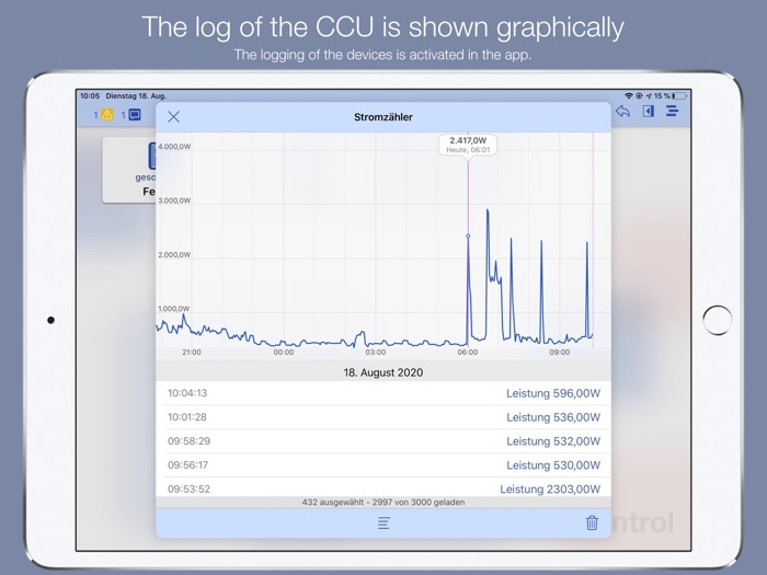 pocket control HM for iPad