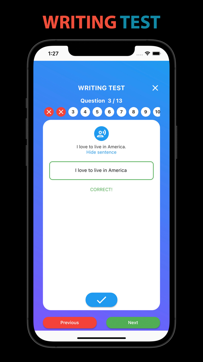 US Citizenship Test with Audio