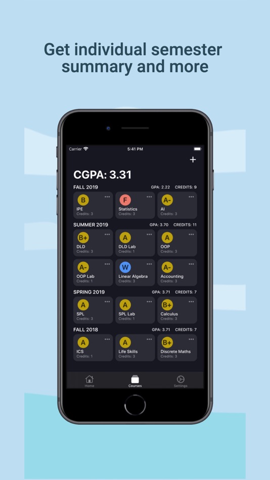 #2. CGPA Calculator & Tracker (iOS) Podle: Sheikh Bayazid Bustame