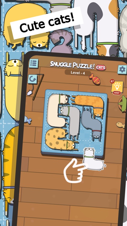 Snuggle Puzzle Cat Game