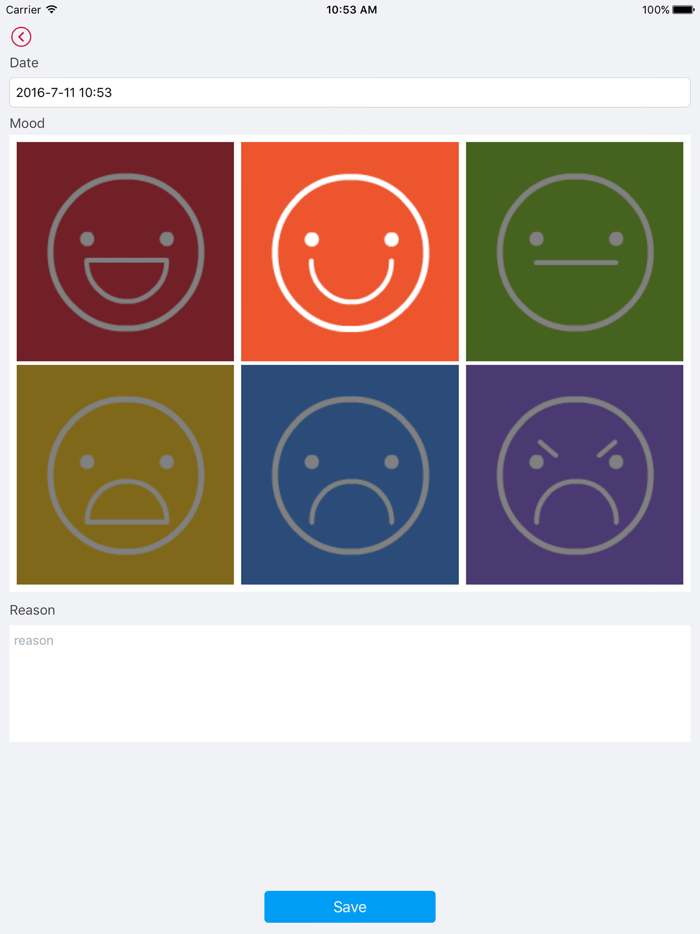 Mood Diary -  thought Journal