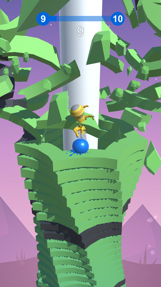 #5. Stack Jump Ball (iOS) 由: Manh Duc Nguyen