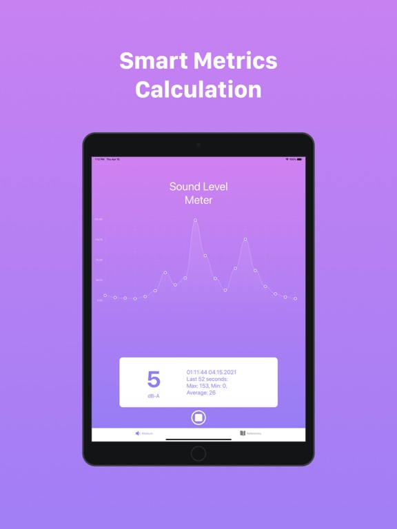 Screenshot #5 pour Noise Meter - dB Meter