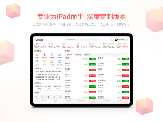 Screenshot #4 pour 同花顺HD-炒股票必备