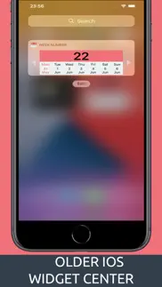 week numbers with widget iphone screenshot 4