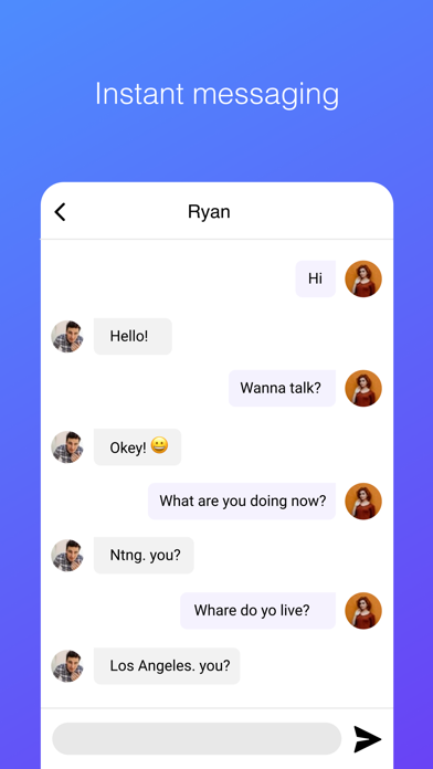Nuzella - Real Time Chat Screenshot