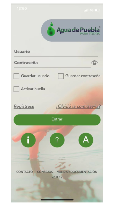 Agua de Puebla Móvil Screenshot