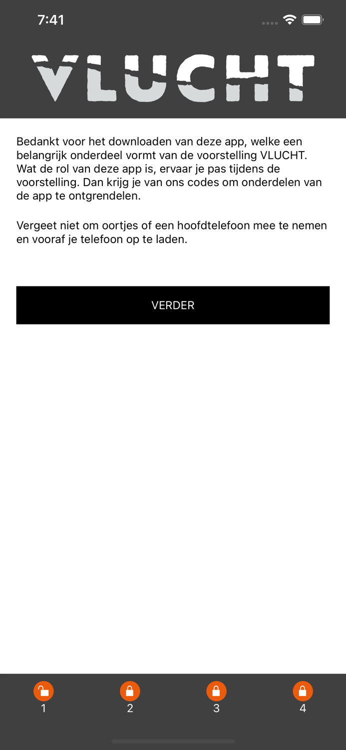 VLUCHT de voorstelling