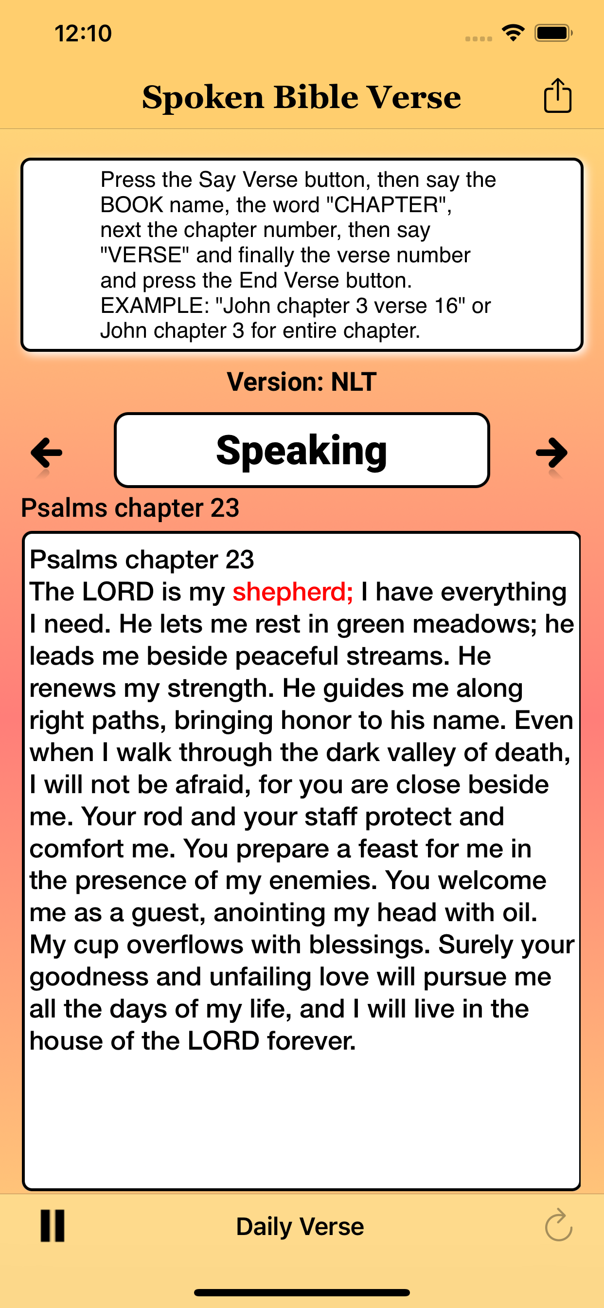 Spoken Verse