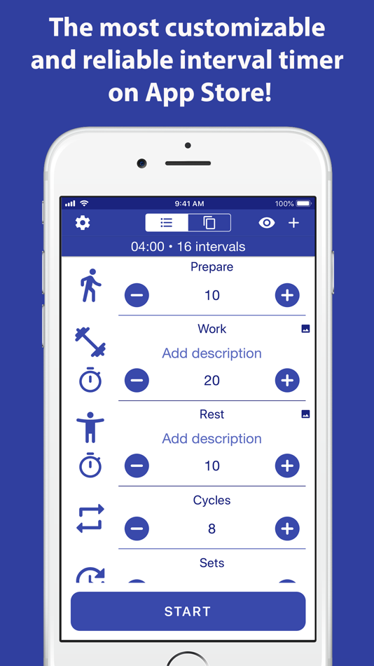 #1. Tabata Timer: Interval Timer. (iOS) 由: Oleksandr Serhiienko