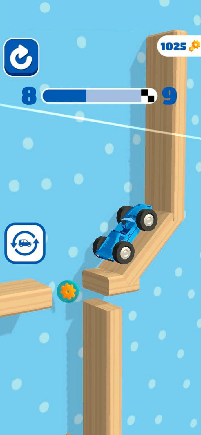 Folding Car Racing puzzle