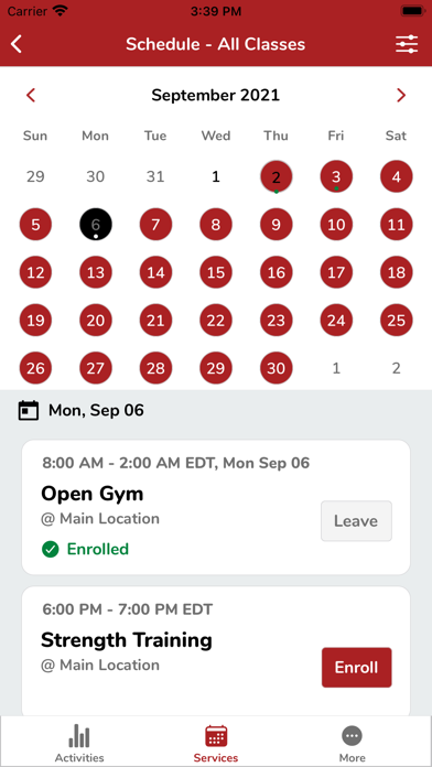 Fitness at Mississaugua GCC Screenshot