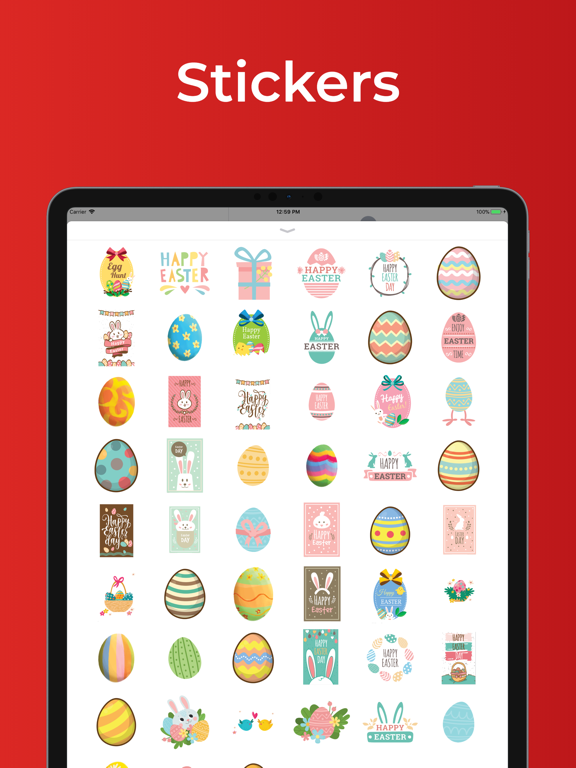Screenshot #4 pour Happy Easter - stickers emoji