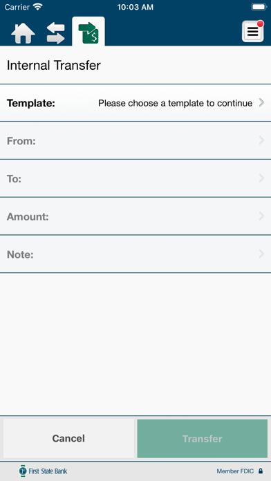 Biz Bank at FSB Screenshot