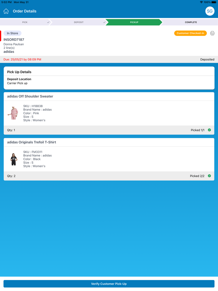 Luminate Order Fulfillment